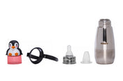 Adore Neomaxx! 2 in 1 Characterhood Stainless Steel Feeding Bottle 300ml - Penguin
