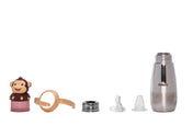 Adore Neomaxx! 2 in 1 Characterhood Stainless Steel Feeding Bottle 300ml - Monkey