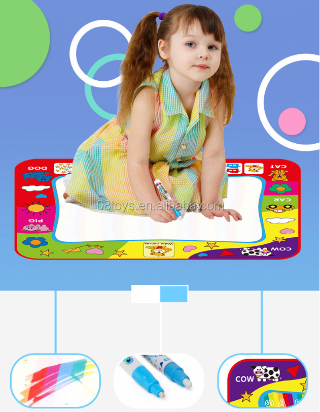 Adore Magic Water Drawing Mat with Rainbow Color Sketches