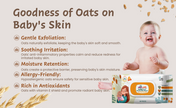 Adore Basics India's First Ever Baby Wet wipes with Oat Extracts- 98% Water-Goodness of Aloe vera & Vitamin with lid- Pack of 80pc*5 Packs