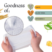 Adore Basics India's First Ever Baby Wet wipes with Oat Extracts- 98% Water-Goodness of Aloe vera & Vitamin with lid- Pack of 80pc*5 Packs