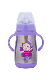 Adore Gypsy! 3Stage Stainless Steel Feeding Bottle With Gravity Ball - Purple