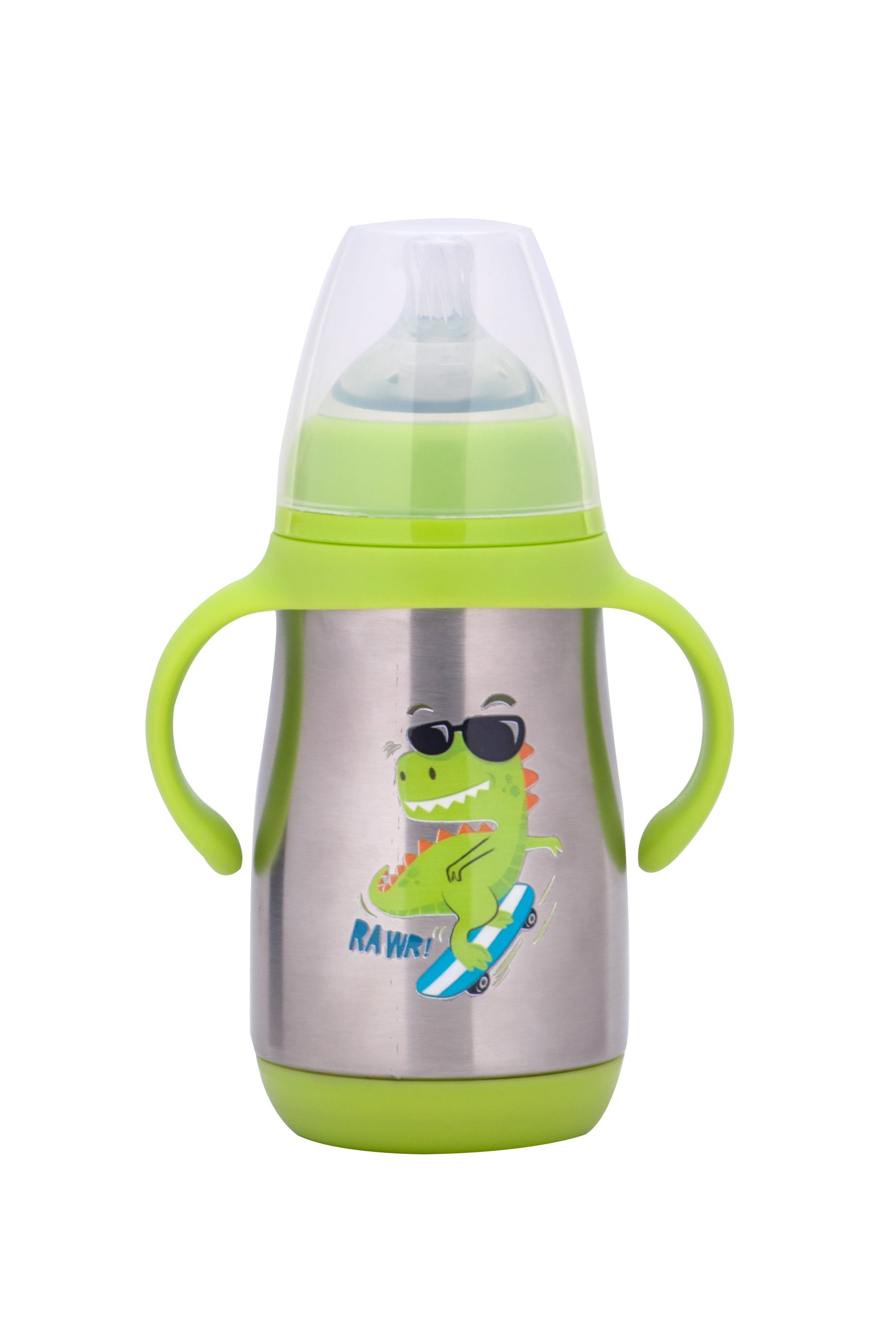 Adore Gypsy! 3Stage Stainless Steel Feeding Bottle With Gravity Ball -Green