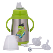 Adore Gypsy! 3Stage Stainless Steel Feeding Bottle With Gravity Ball -Green