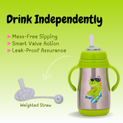 Adore Gypsy! 3Stage Stainless Steel Feeding Bottle With Gravity Ball -Green