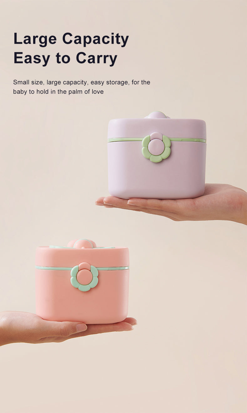 Adore Baby Bee Baby Formula storage & Dispenser box with Scoop- 400gm