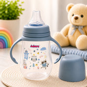 Adore Ireland Wide Neck Soft Spout sipper with Twin Handle-250ml- Blue