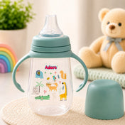 Adore Ireland Wide Neck Soft Spout sipper with Twin Handle-250ml- Green