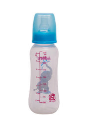 Adore Jungle Bay 2 Stage Narrow Neck Feeding Bottle - 250ml -  Blue Elephant