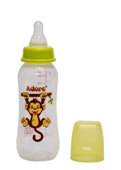 Adore Jungle Bay 2 Stage Narrow Neck Feeding Bottle - 250ml - Green Monkey