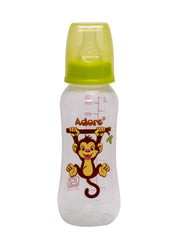 Adore Jungle Bay 2 Stage Narrow Neck Feeding Bottle - 250ml - Green Monkey