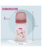 Adore Skoot Sr 2 Stage Wideneck Feeding Bottle - 250 ml - Pink