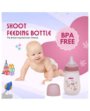 Adore Skoot Sr 2 Stage Wideneck Feeding Bottle - 250 ml - Pink