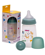 Adore Skoot Sr 2 Stage Wideneck Feeding Bottle - 250 ml - Green