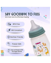 Adore Skoot Sr 2 Stage Wideneck Feeding Bottle - 250 ml - Green