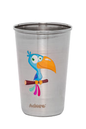 Adore Bliss Printed Stainless Steel Tumbler - 300ml - Blue