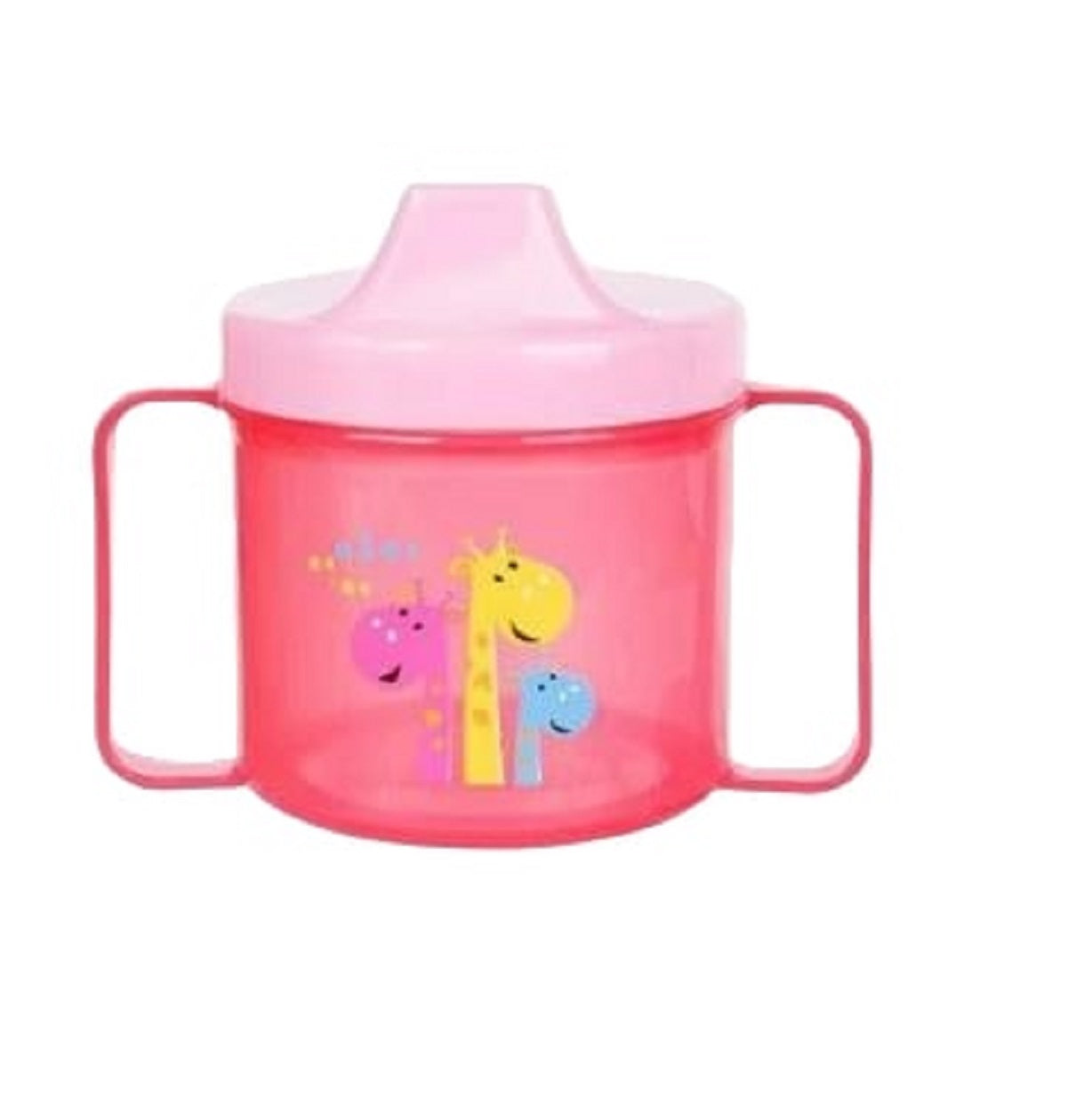 Adore Slurrp Mini Hard Spout Sipper with Twin Handle & Hood- 150ml Pink