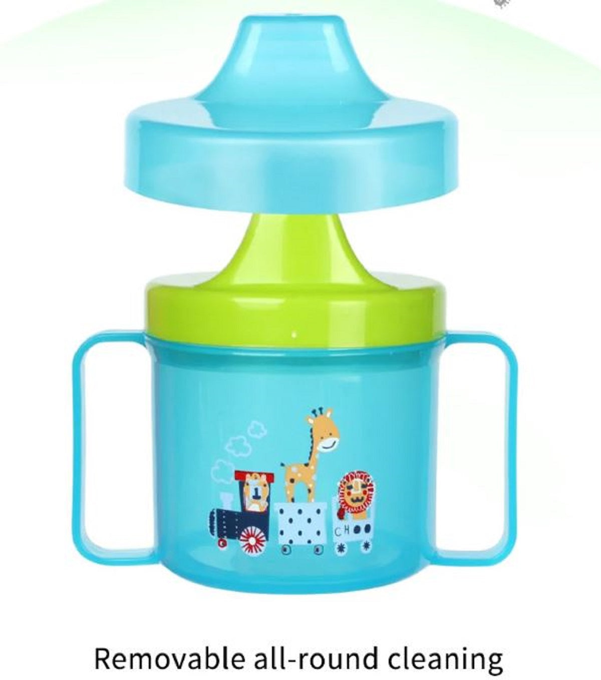 Adore Slurrp Mini Hard Spout Sipper with Twin Handle & Hood- 150ml Blue