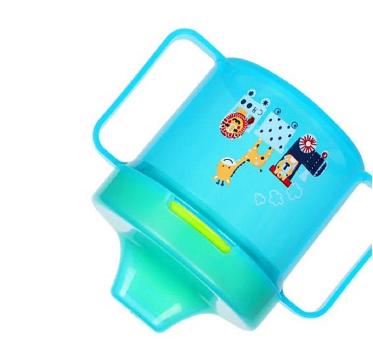 Adore Slurrp Mini Hard Spout Sipper with Twin Handle & Hood- 150ml Blue