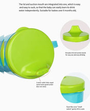 Adore Slurrp Mini Hard Spout Sipper with Twin Handle & Hood- 150ml Blue