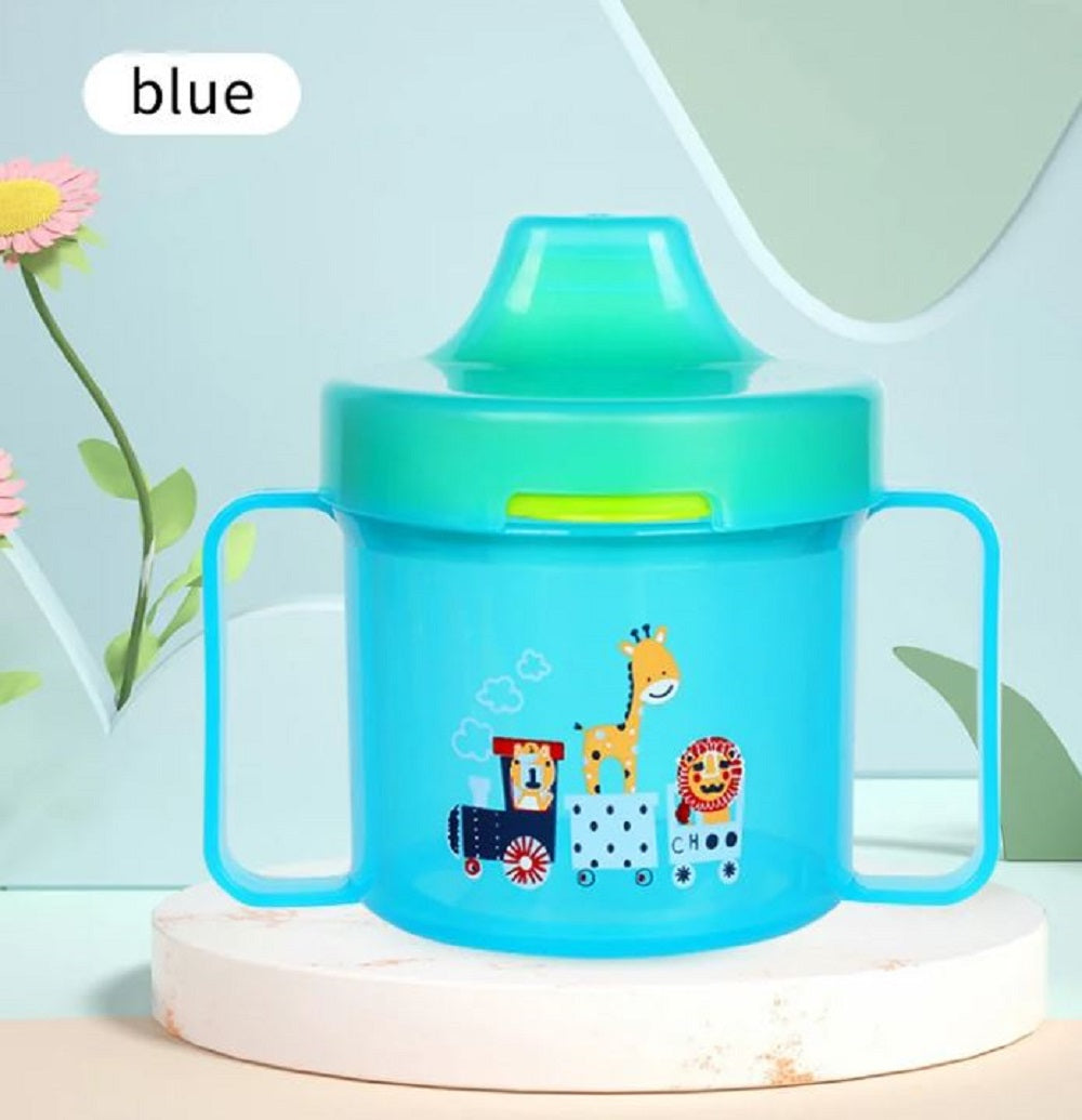 Adore Slurrp Mini Hard Spout Sipper with Twin Handle & Hood- 150ml Blue