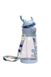 Adore Antillo Pop up Straw Sipper with Adjustable Strap 300ml - Blue