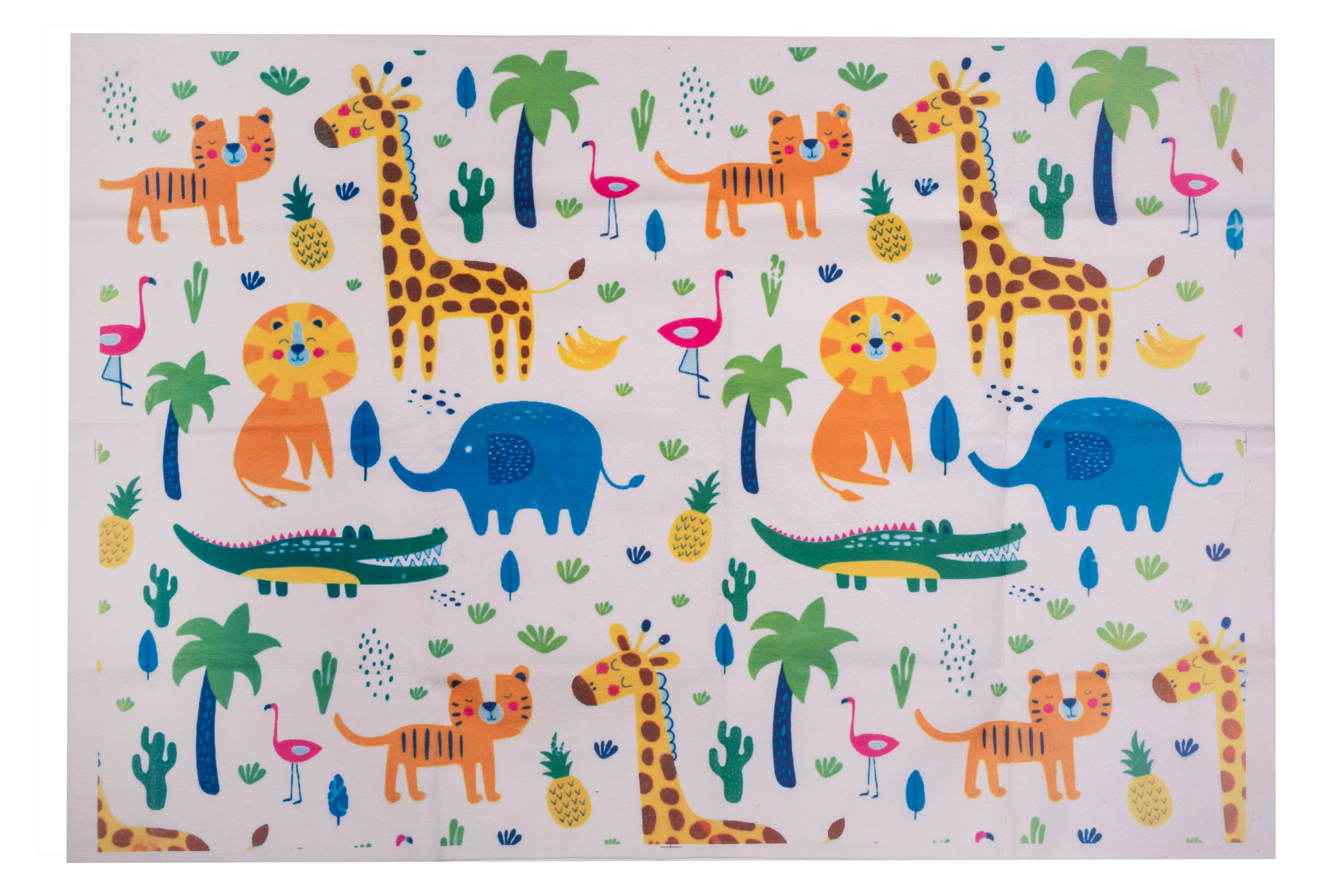 Adore Printed Insta Dry Sheet 70 * 100 cms - InstaDry Water Absorbent Baby Bed Protector Sheet- White printed