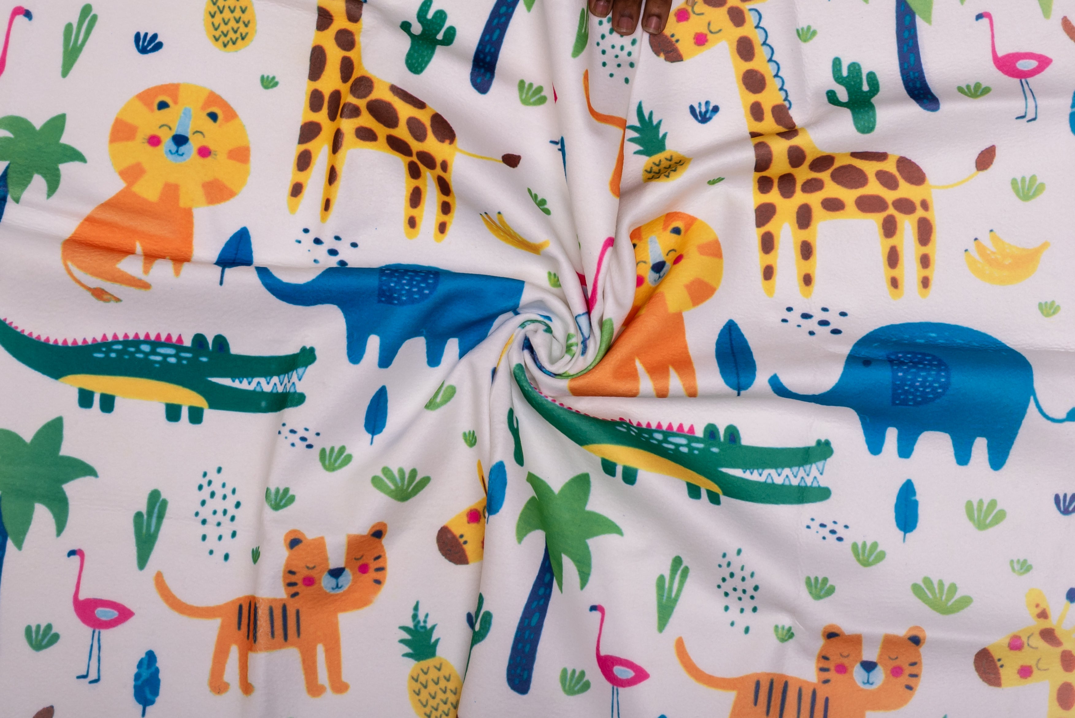 Adore Printed Insta Dry Sheet 70 * 100 cms - InstaDry Water Absorbent Baby Bed Protector Sheet- White printed