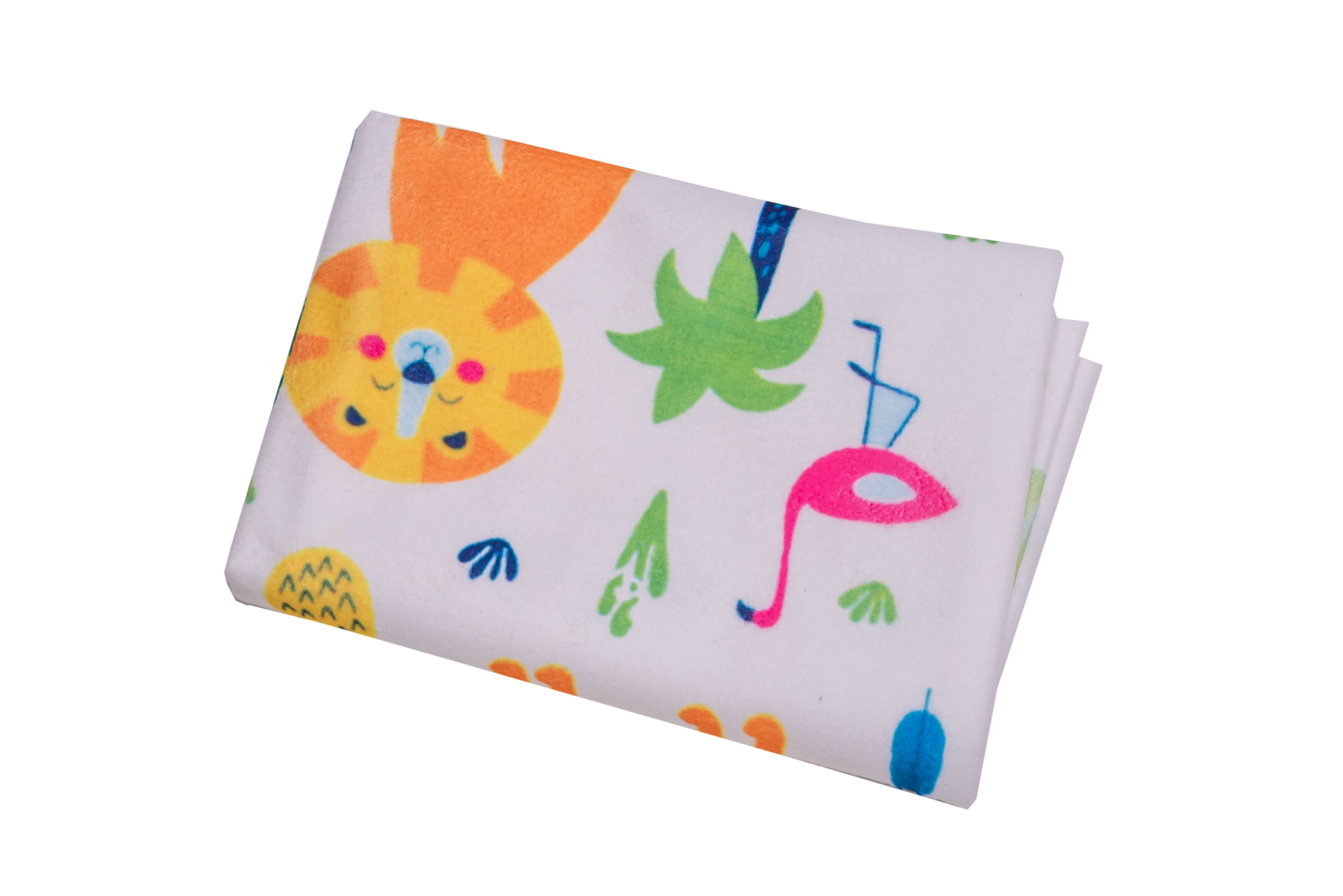 Adore Printed Insta Dry Sheet 70 * 100 cms - InstaDry Water Absorbent Baby Bed Protector Sheet- White printed