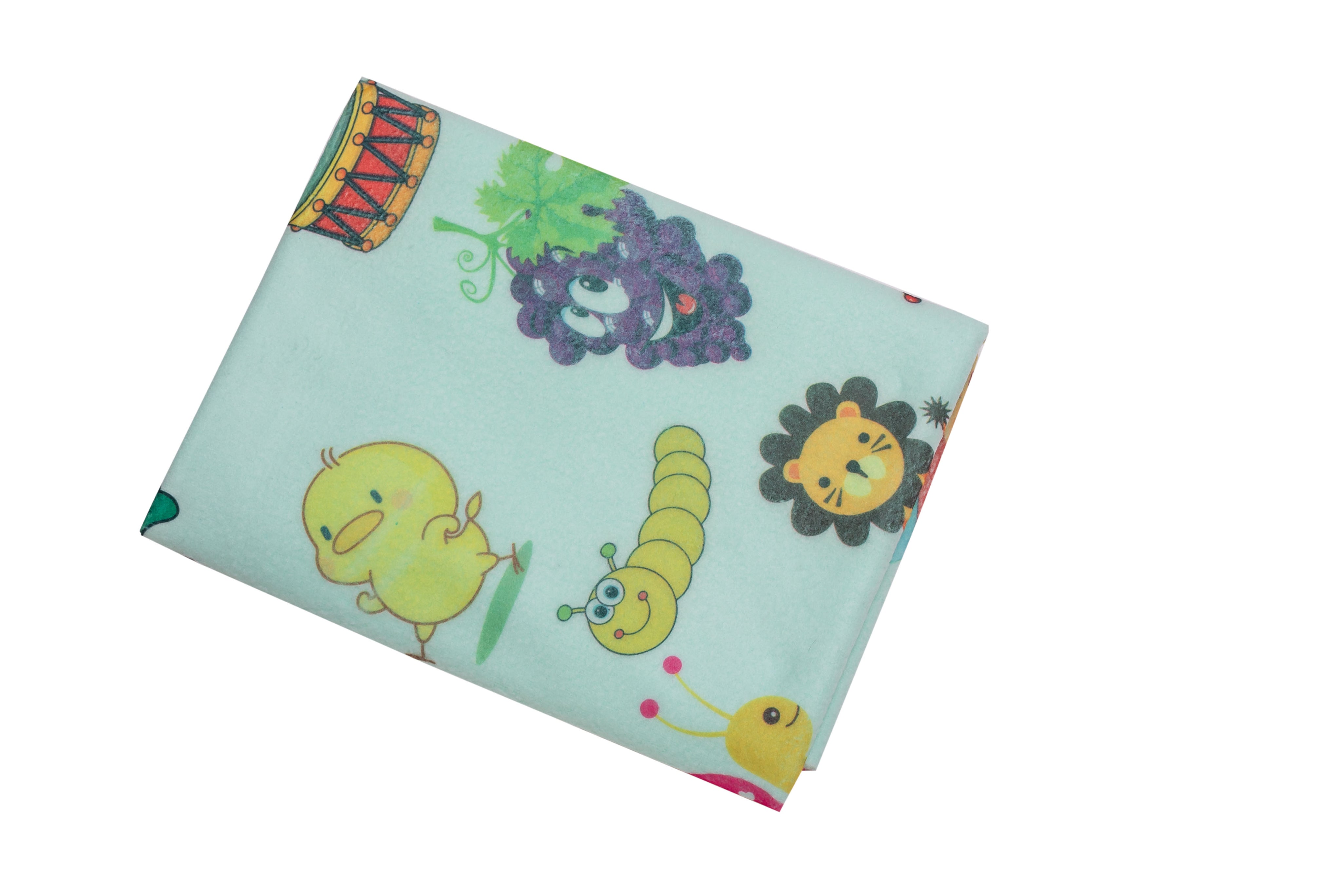 Adore Printed Insta Dry Sheet 70 * 100 cms - InstaDry Water Absorbent Baby Bed Protector Sheet- Green printed