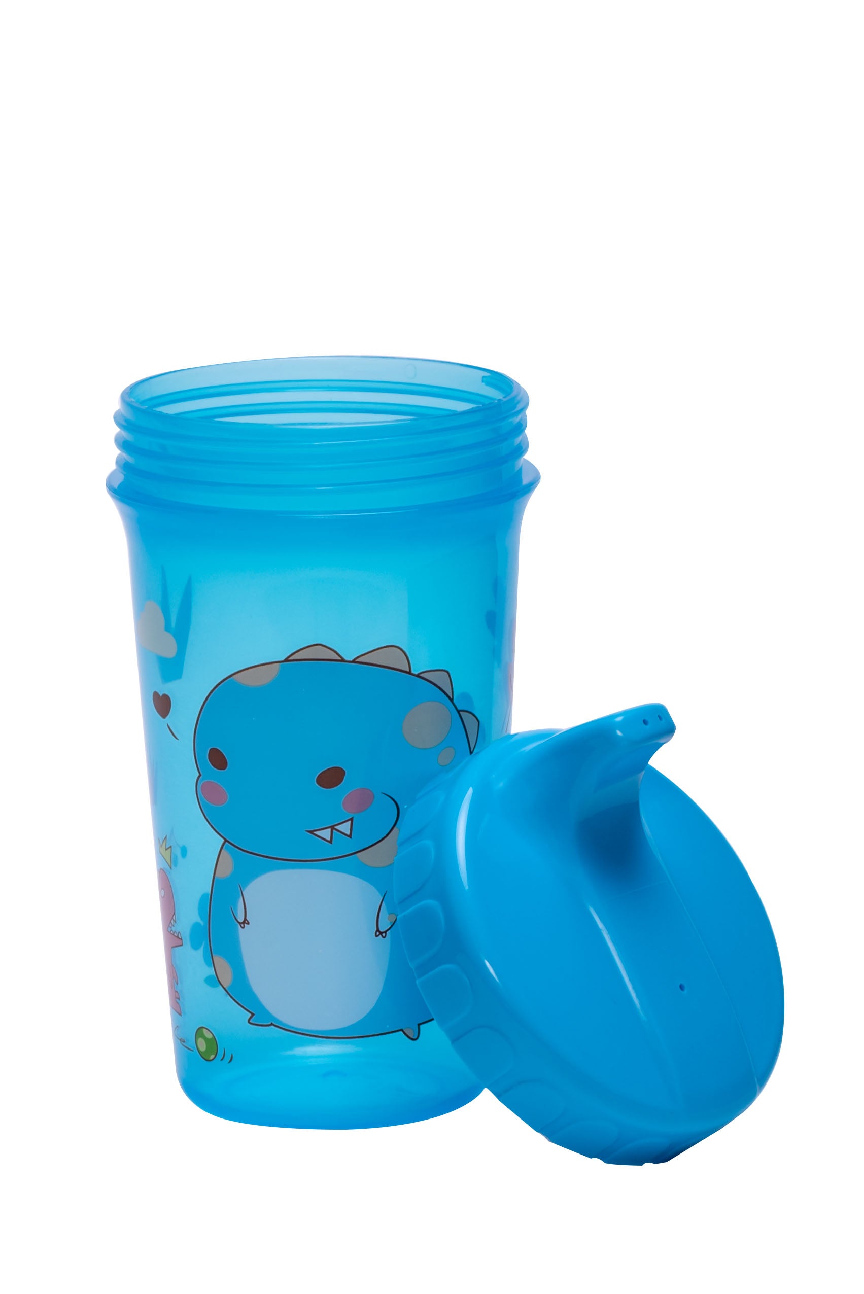 Adore SIPPO- Lift N Sip Sipper-Leak Proof, Drip Proof Cup Training Drinking Cup - Blue -400 ml