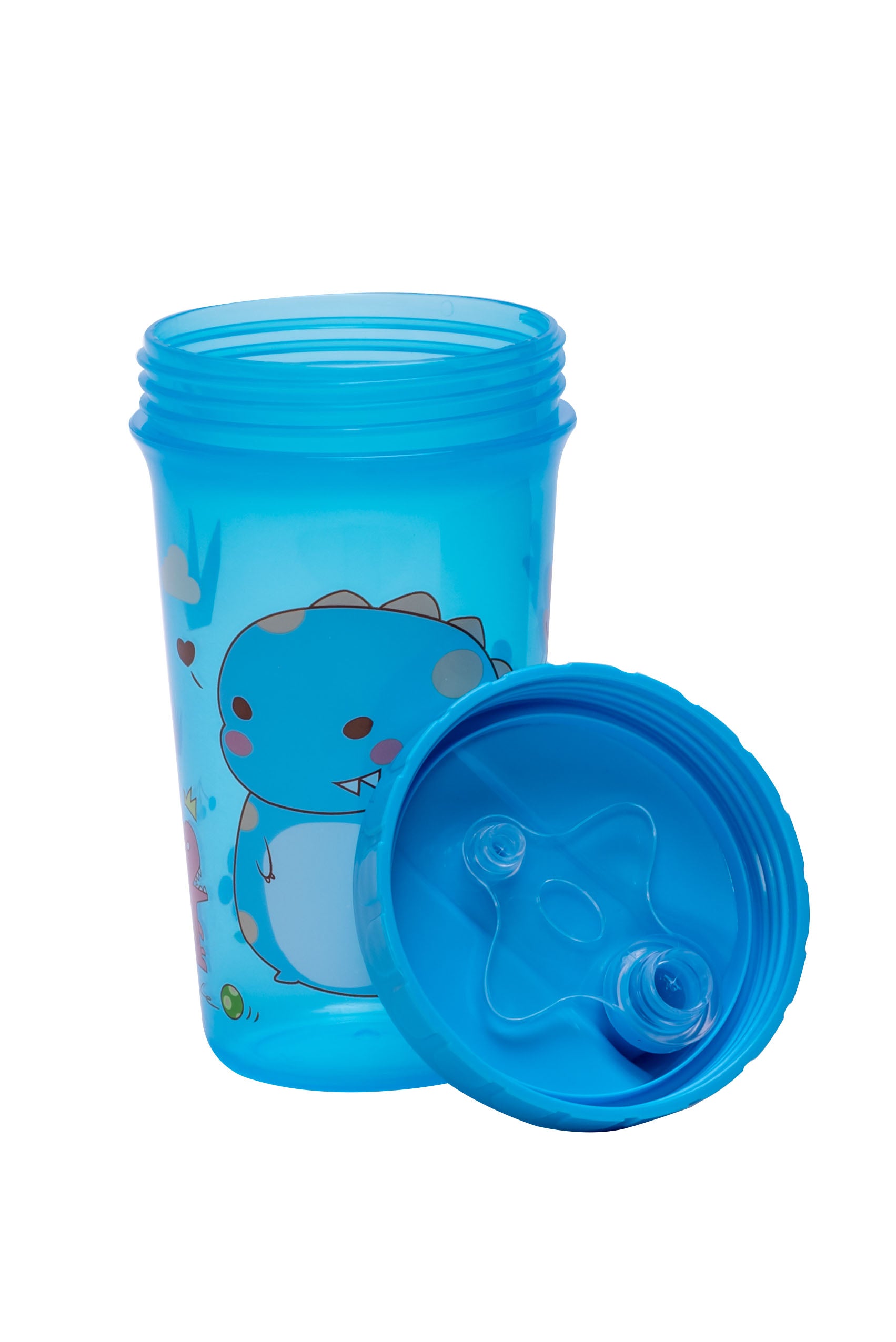 Adore SIPPO- Lift N Sip Sipper-Leak Proof, Drip Proof Cup Training Drinking Cup - Blue -400 ml