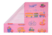 Adore Printed Insta Dry Sheet 50 * 70 cms - InstaDry Water Absorbent Baby Bed Protector Sheet - Vehicles