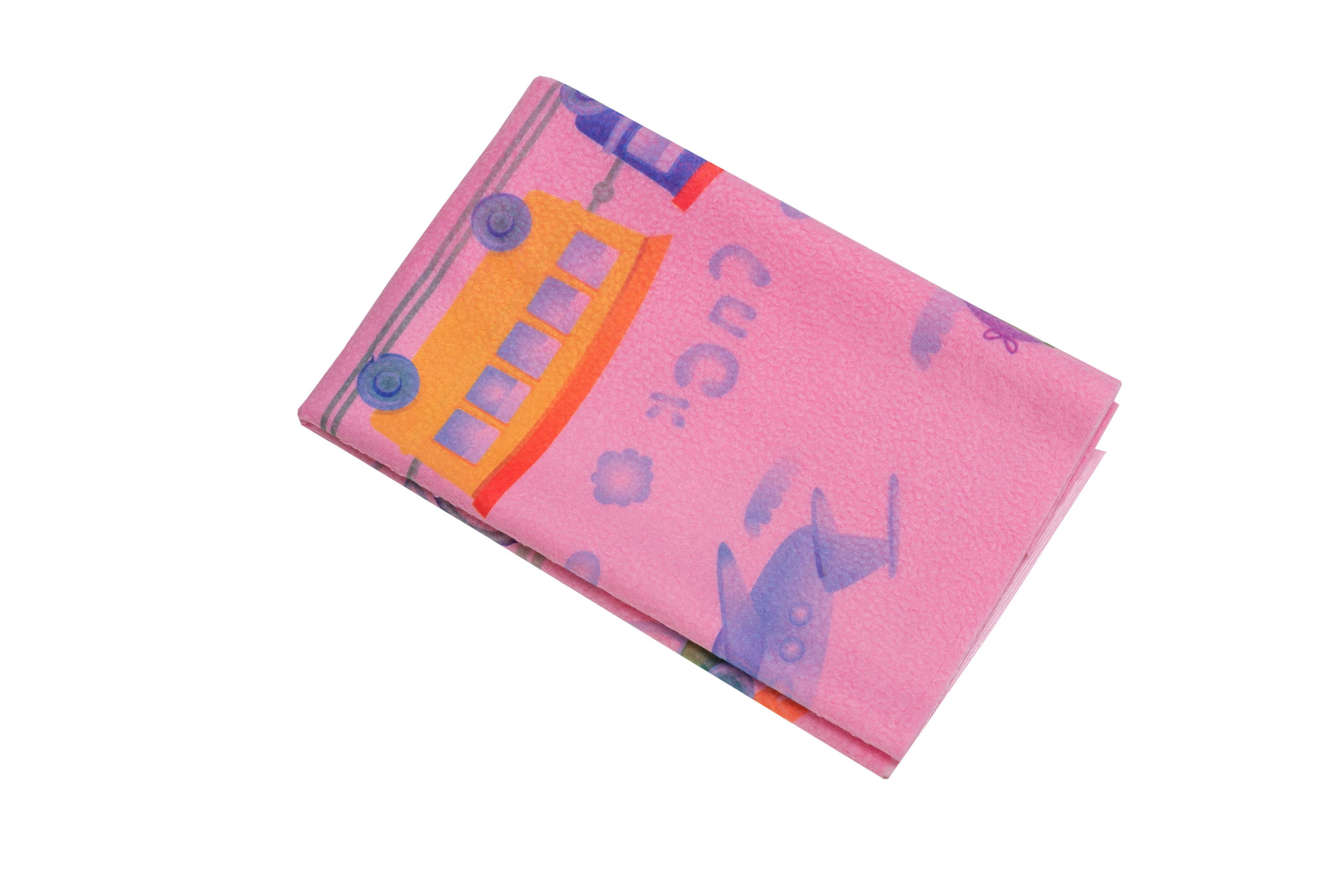 Adore Printed Insta Dry Sheet 50 * 70 cms - InstaDry Water Absorbent Baby Bed Protector Sheet - Vehicles