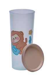 Adore Dunk! The Spill Proof Tumbler with Lid 450ml - Lion