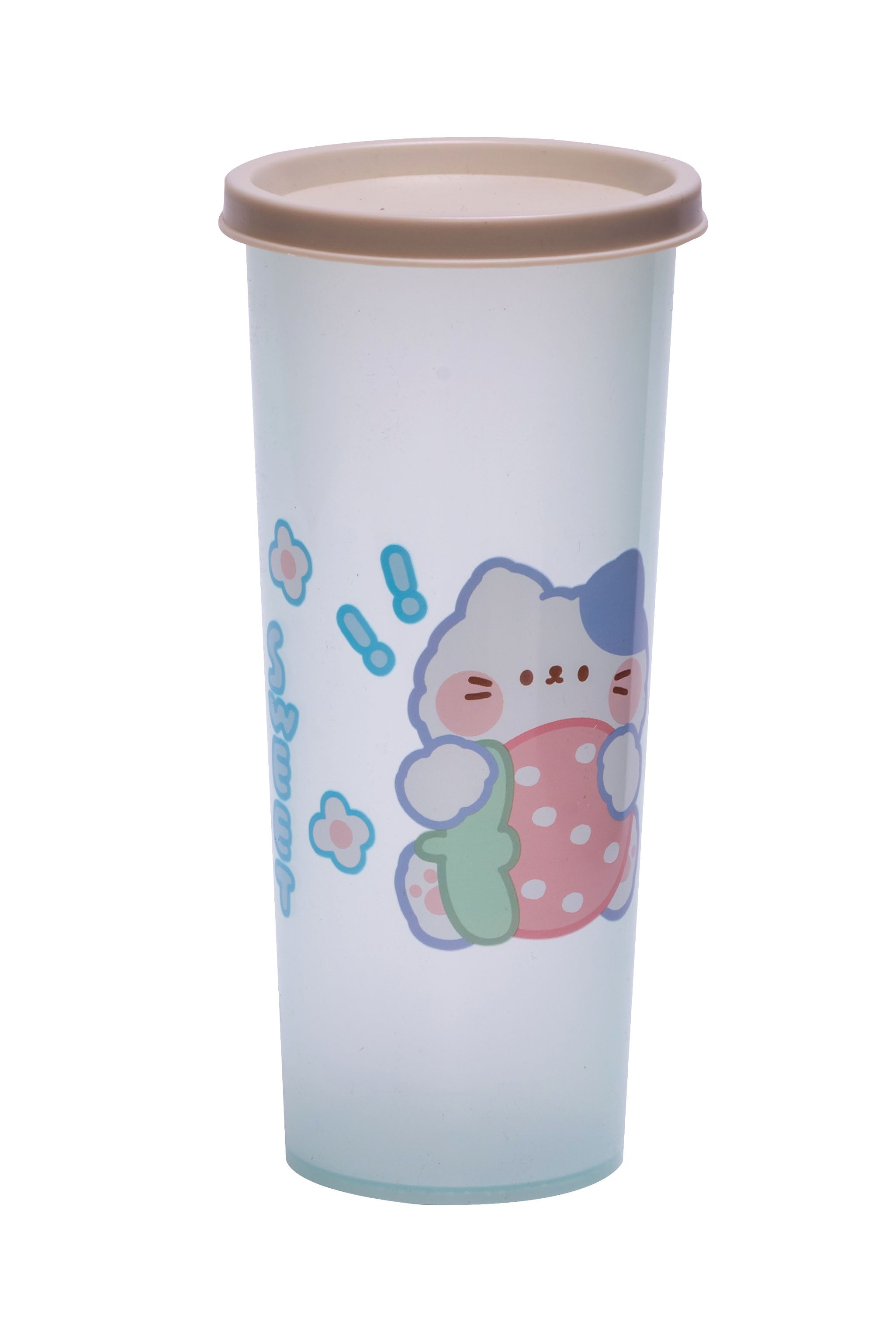 Adore Dunk! The Spill Proof Tumbler with Lid 450ml - Blue Cat