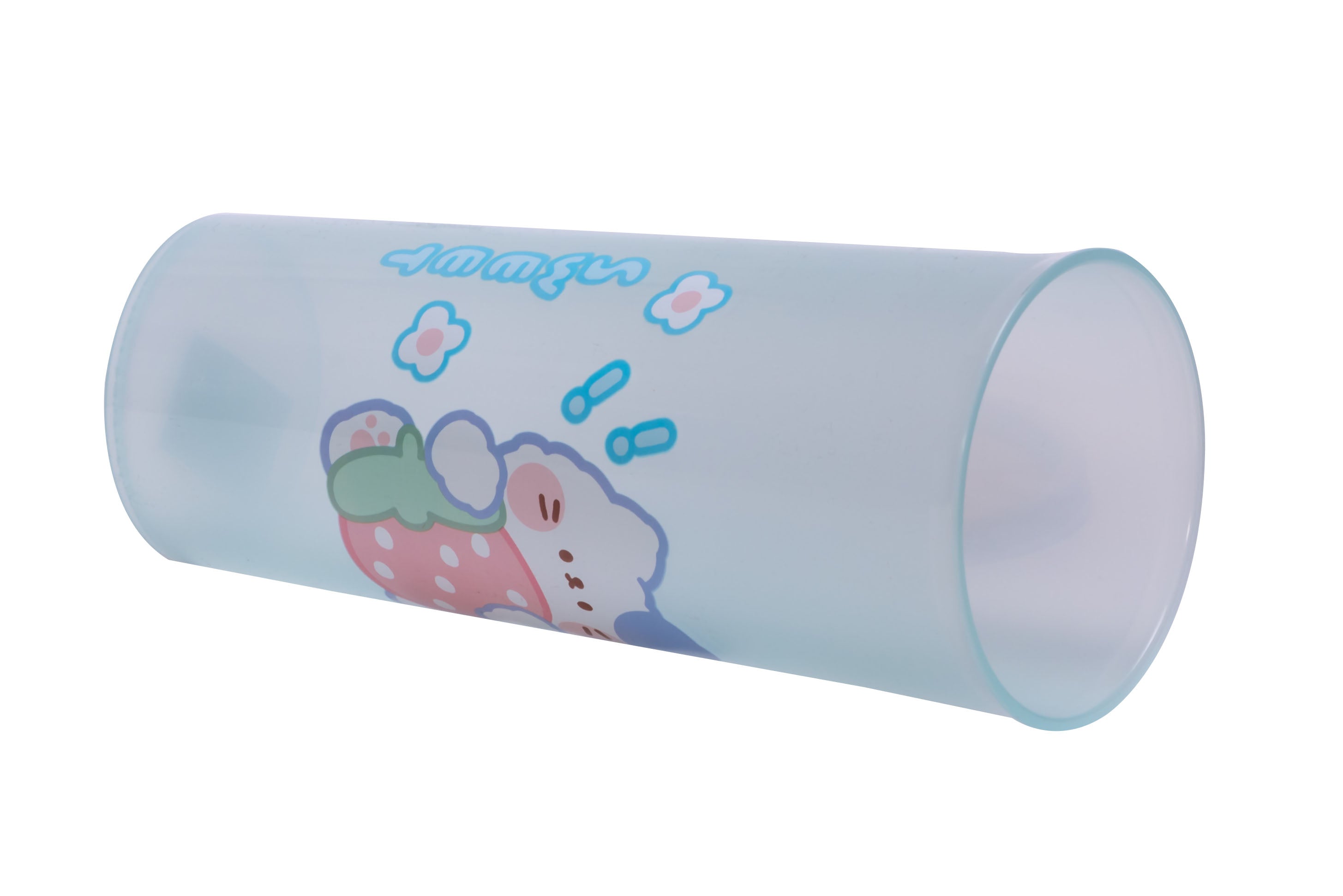 Adore Dunk! The Spill Proof Tumbler with Lid 450ml - Blue Cat