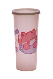 Adore Dunk! The Spill Proof Tumbler with Lid 450ml -Cat