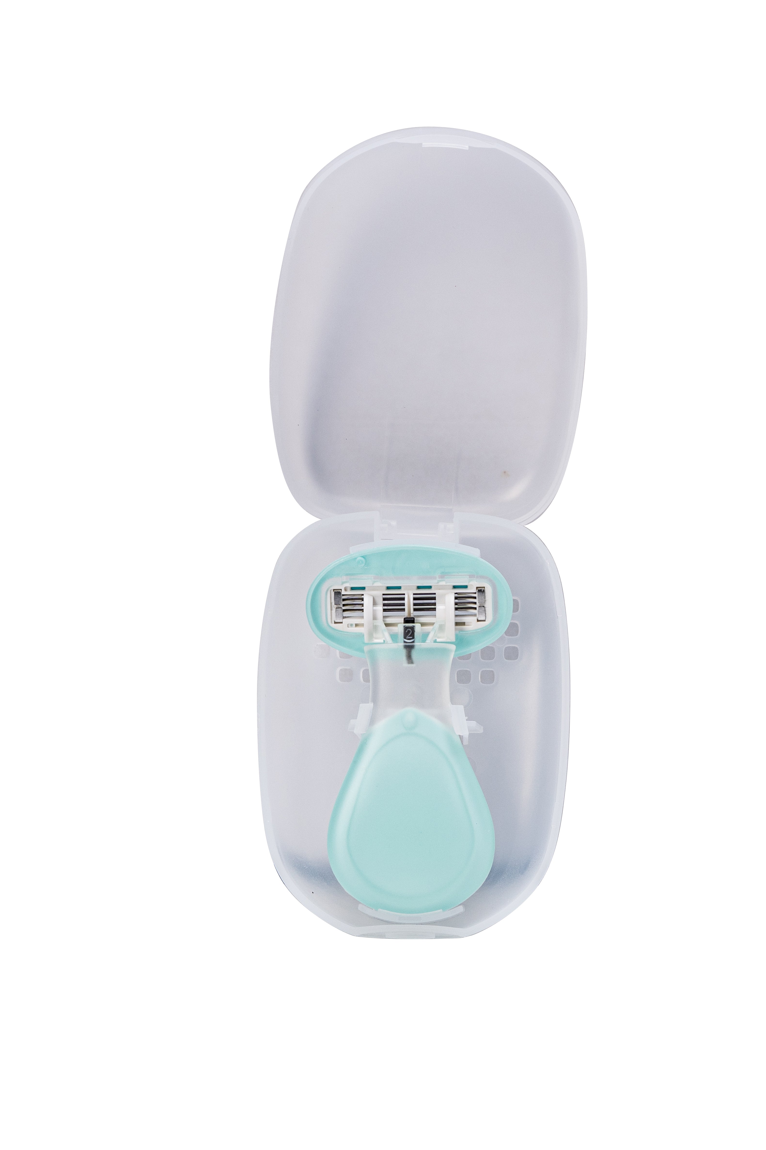 Adore Ultra Slim 4 stainless Steel Blade Razor for Women - Blue