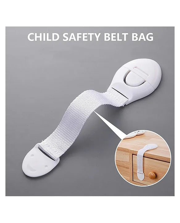 Adore Baby Child Proofing Safety Nylon Belt  Pack Of 4