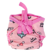 Adore Insta Dry Baby Cloth Tie Knot Langot- 4-8 Months Pink Donut M - 1
