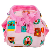 Adore Insta Dry Baby Cloth Tie Knot Langot- 9-12 Months Pink Animal L