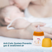 Adore Skoot Jr 2 Stage Wideneck Feeding Bottle - 125ml - Yellow