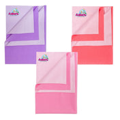 Adore Instadry Baby Bed Protector Combo-Pack of 3- Lilac, Pink & Rosemary
