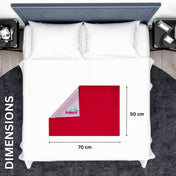 Adore Instadry Baby Bed Protector Combo-Pack of 3- Skyblue, Navy Blue & Maroon