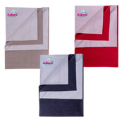 Adore Instadry Baby Bed Protector Combo-Pack of 3- Navy Blue, Maroon & Smoke Grey