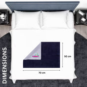 Adore Instadry Baby Bed Protector Combo-Pack of 3- Navy Blue, Maroon & Smoke Grey