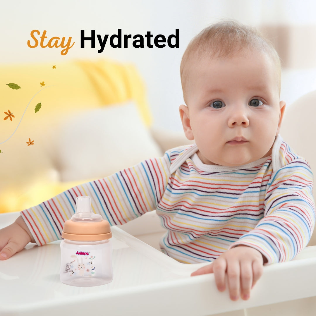 Adore Kappa Wideneck Spout Sipper- Spill Proof- 125ml - Brown