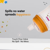 Adore Kappa Wideneck Spout Sipper- Spill Proof- 125ml - Yellow