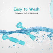 Adore ACE Flexi Silicone Feeding Spoon Set- Pack of 2 - Blue